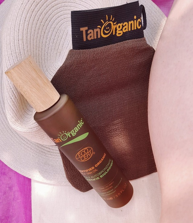 Self Tan Oil & Tan Erase Ultimate Exfoliator Glove L