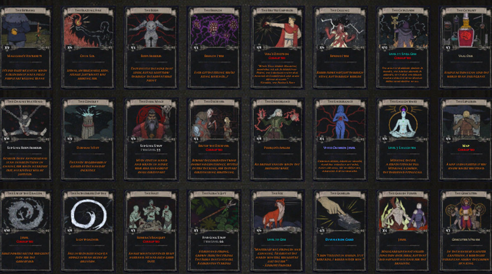 Les cartes de divination
