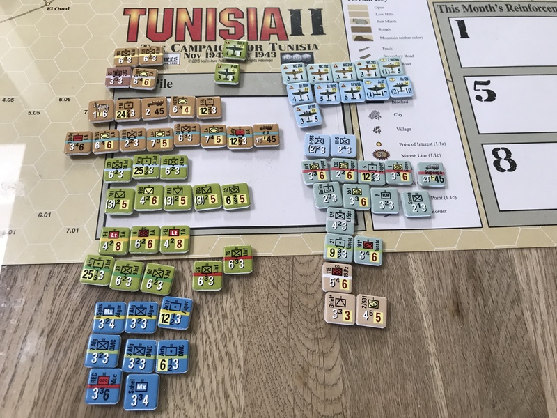Tunisia T40 End of turn (March 29) Pertes