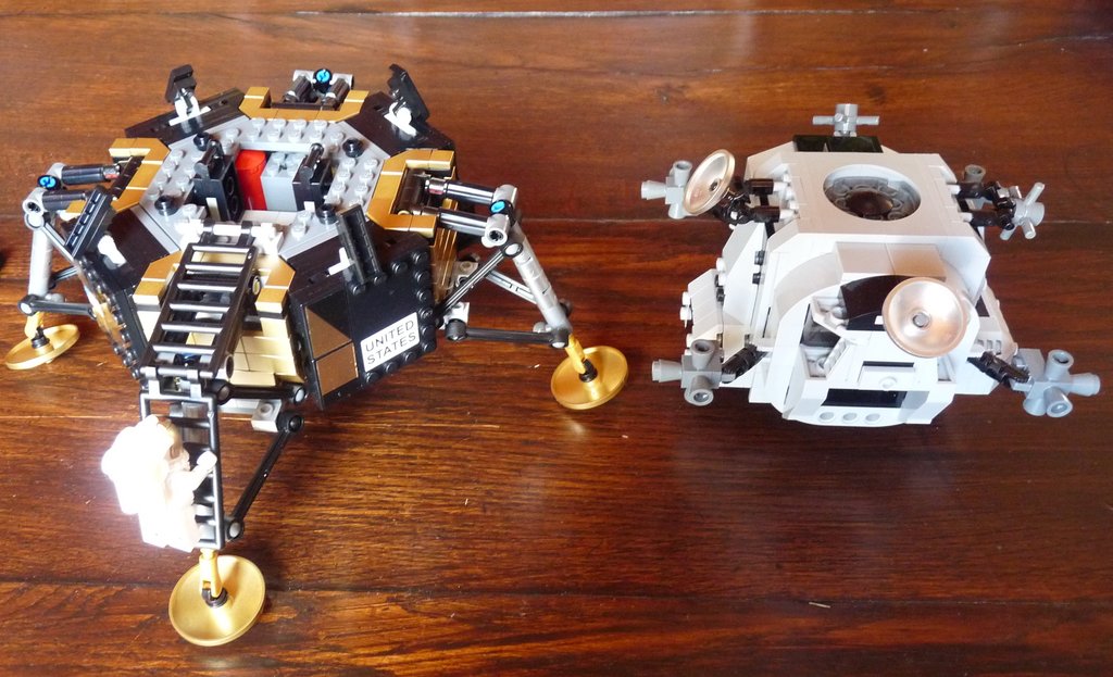 Saturn V au 110e en LEGO + LM 40424-LM-04