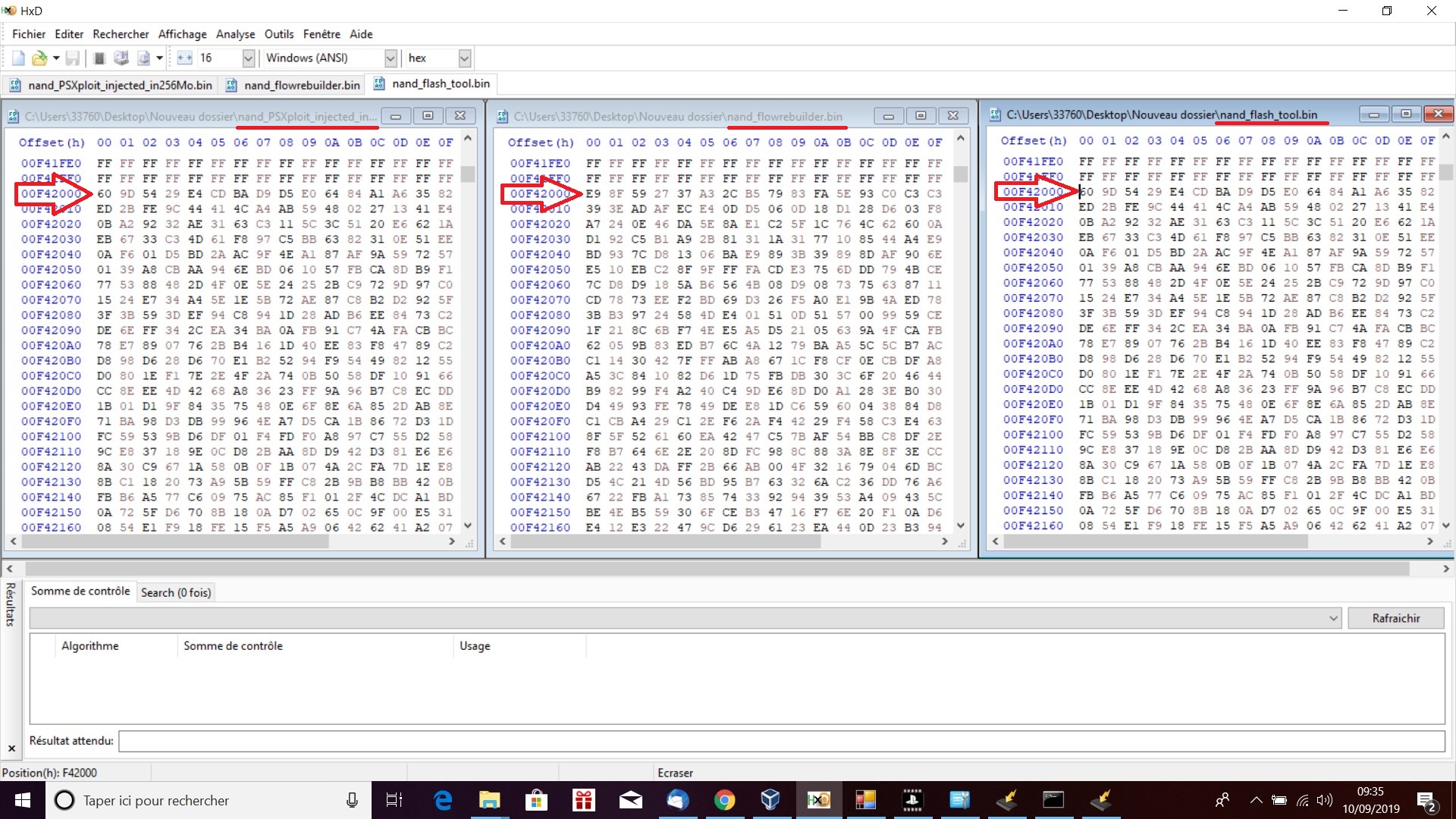 Flash dump. NAND Dump Tools. HXD.