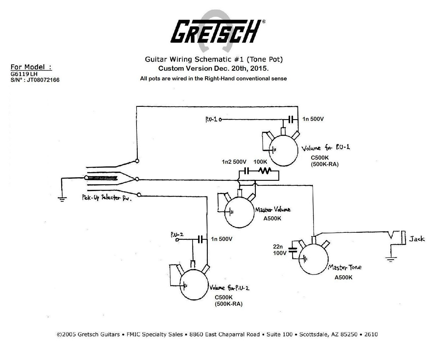 Gretsch Duo Jet Wiring Diagram