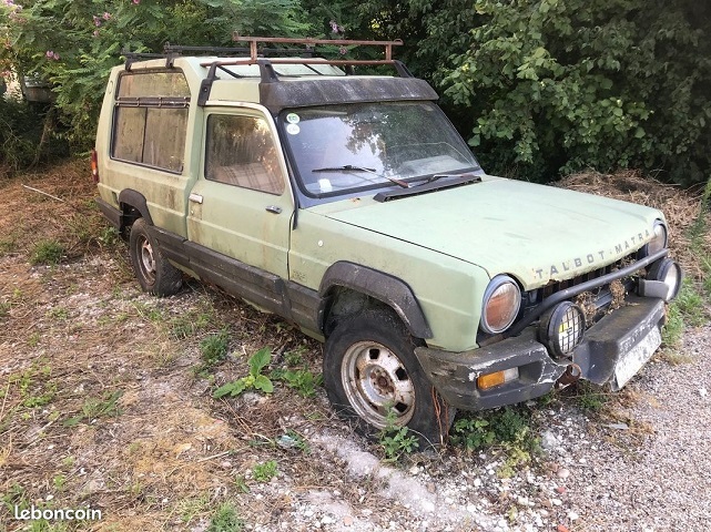 CLUB MATRA-PASSION • Afficher le sujet - Talbot Matra Rancho ...