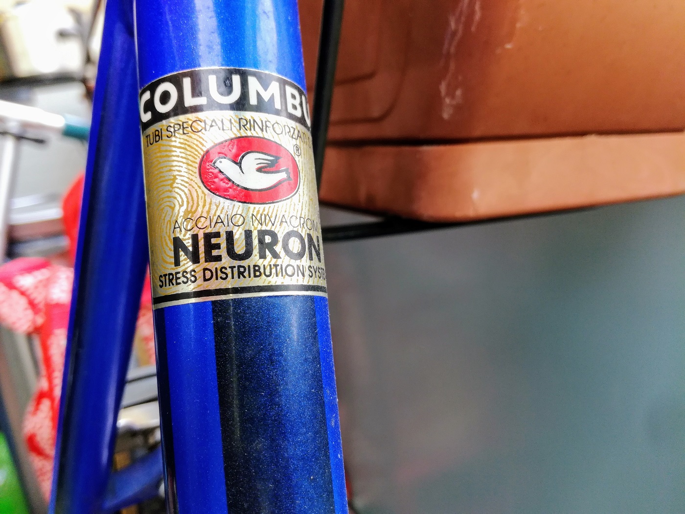 Cadre vintage Dave Hinde bleu 53 cm ctc Columbus Neron Tubing