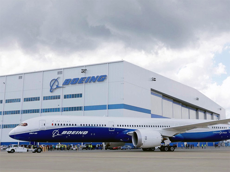Small 787 Boeing 3rd trimester report