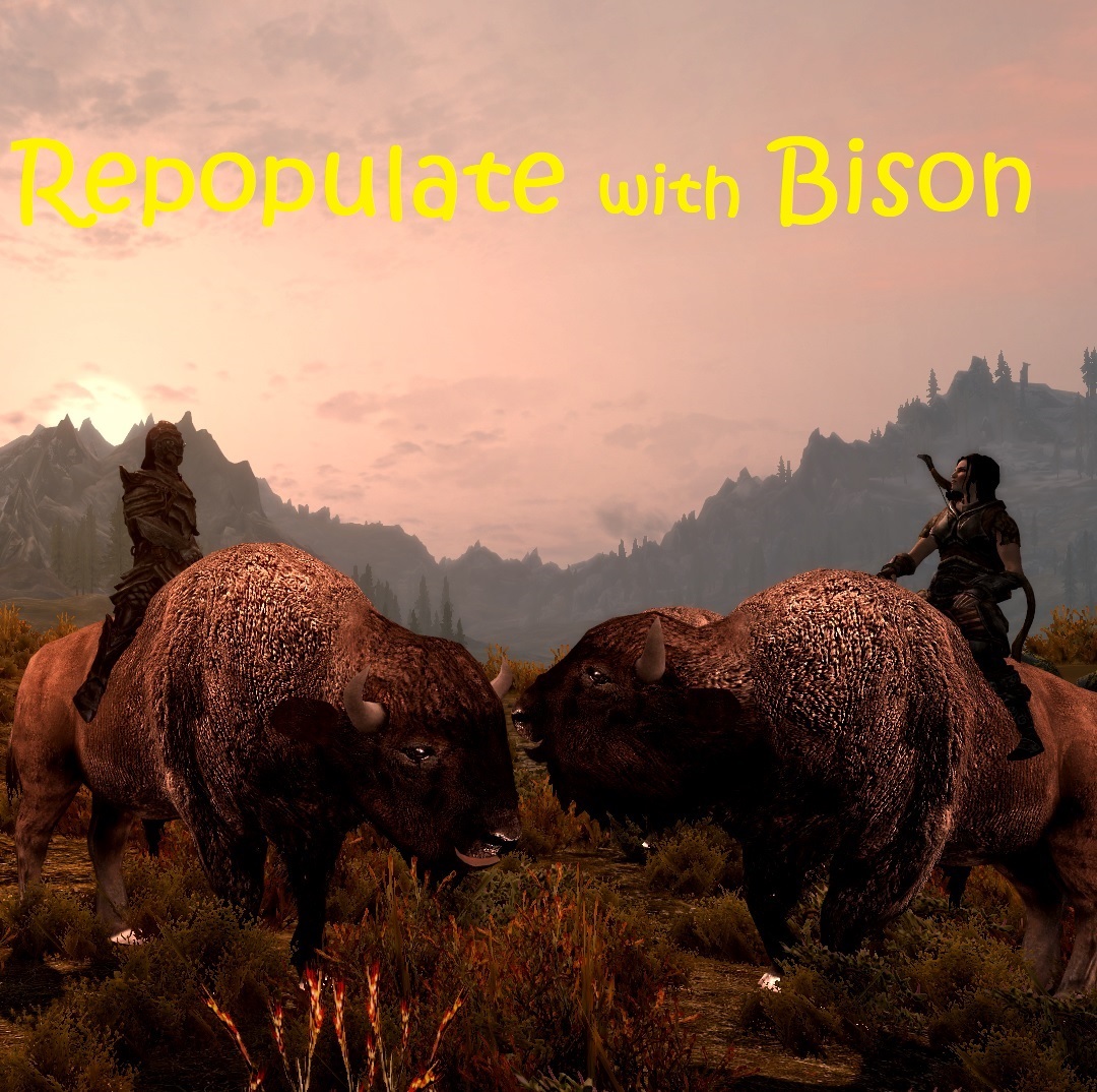 Repopulate with Bisons