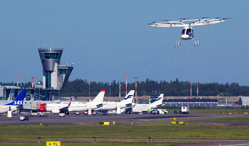 Small volocity test Helsinki airport