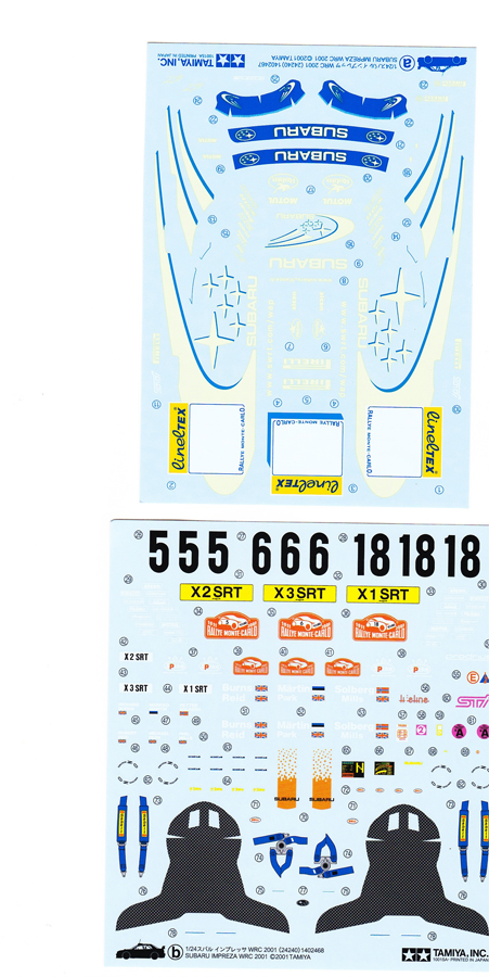 Subaru Impreza WRC 2001 (Ref 24240) - 1/24e [Tamiya] LxfFIb-23