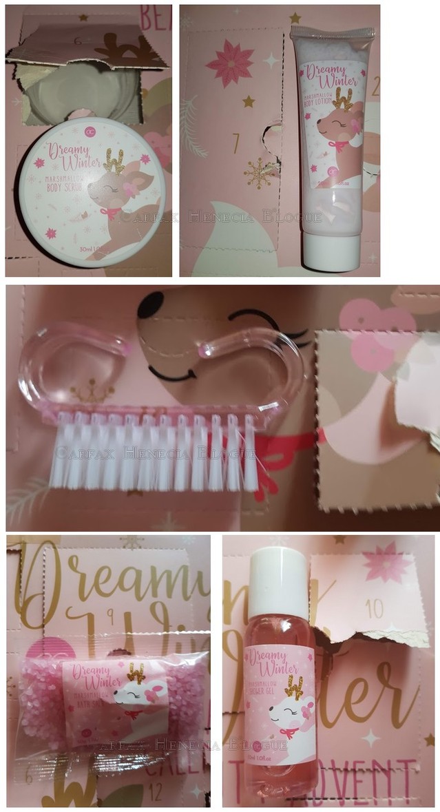 calendrier poudre de bulles
