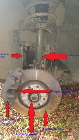 Comment démonter les triangles de suspension sur Citroën AX 