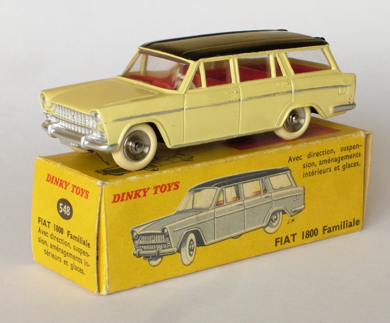 #2171 Fiat 1800 familiale Dinky-Toys face sur boite web
