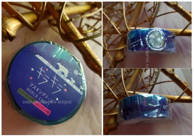 washi tape starry sky glitter