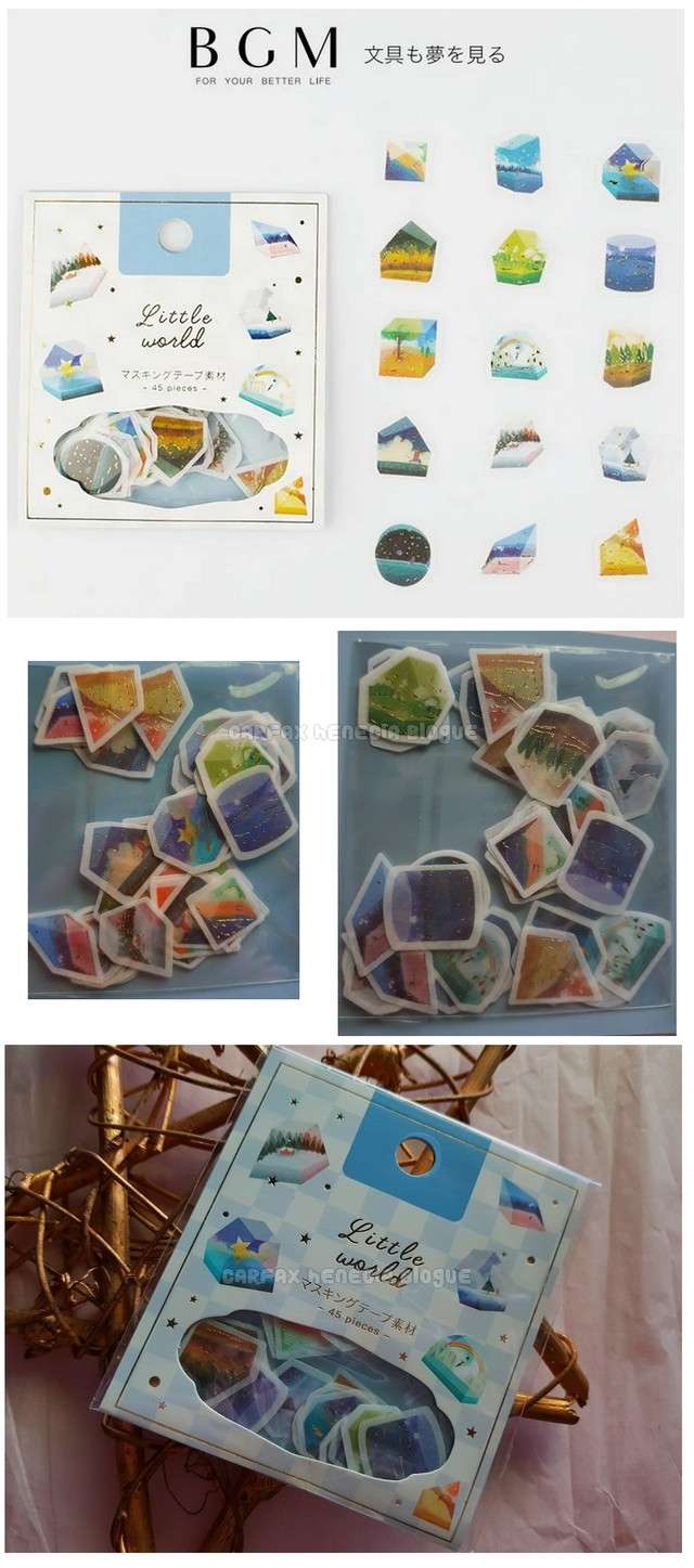 gilded washi flakes