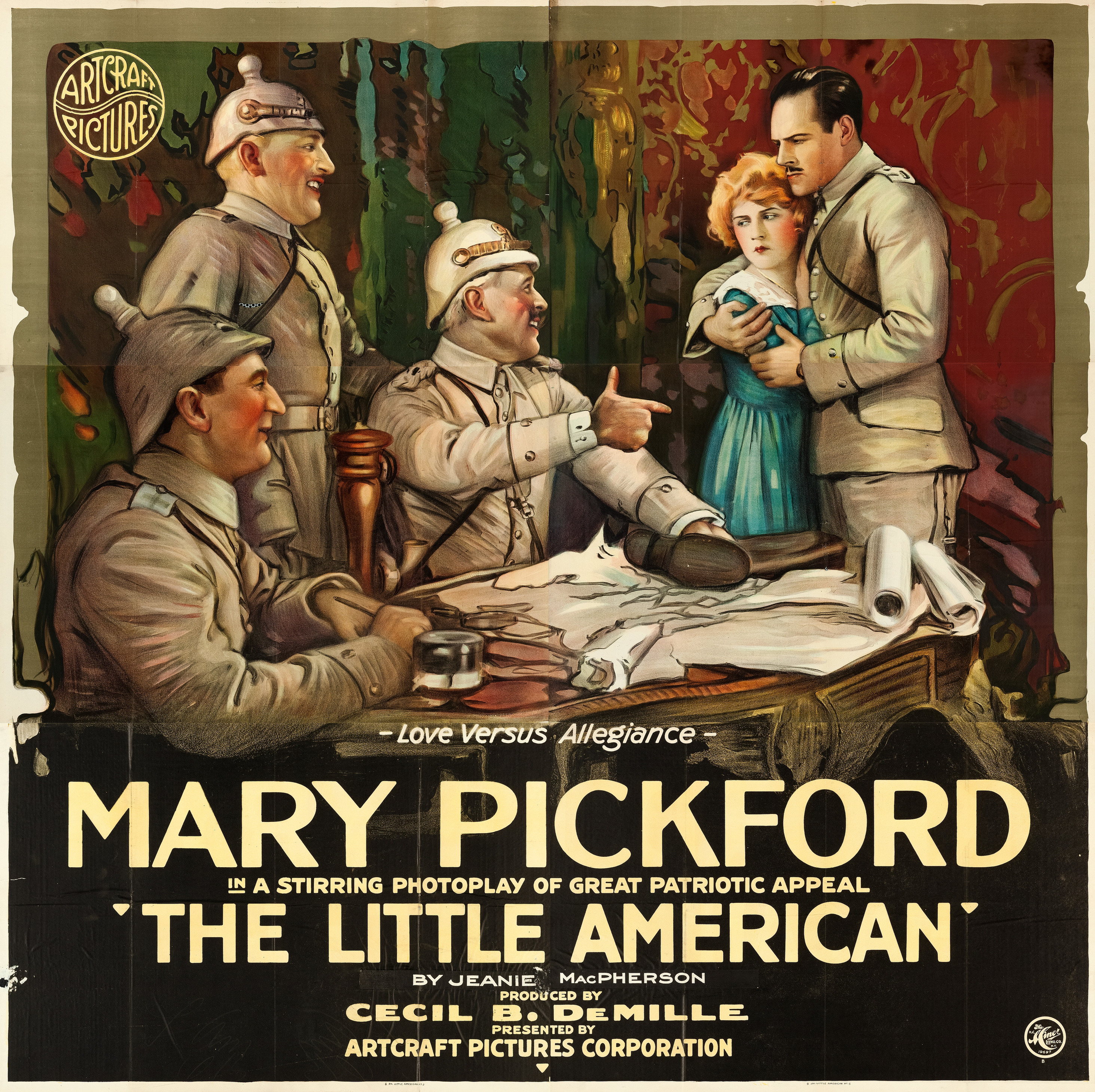 The_Little_American_1917_artcraft_poster