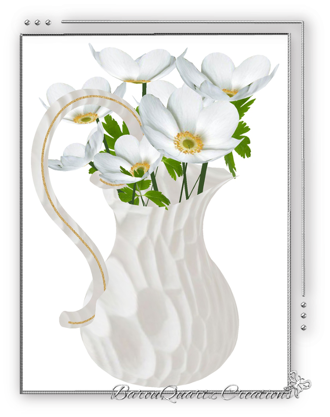 GT anemones blanches vase