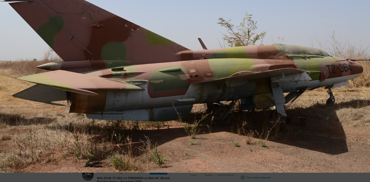 Screenshot_2020-03-29 MiG-21UM TZ-364 c n 516999051 ex Mali-AF Stored Bamako-Sénou, December 2014 