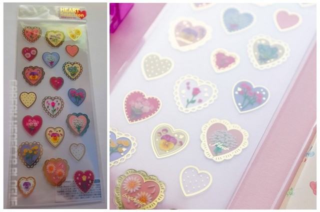 stickers coeurs