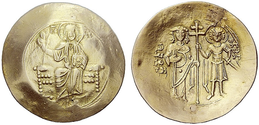 Trachy electrum Jean II Comene Constantinople