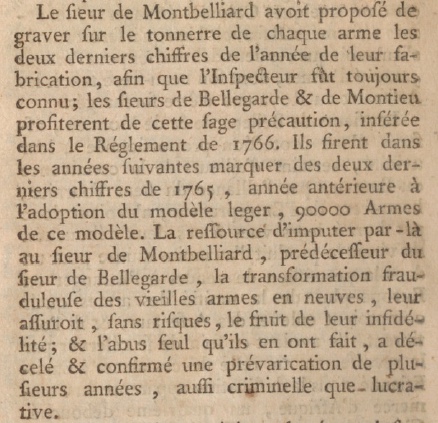 marquage des armes Ancien Régime affaire Montieu/Bellemare 20041810013510262916749498