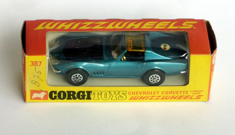 #2236 Chevrolet Corvette Corgi-Toys Whizzwheels en boite web