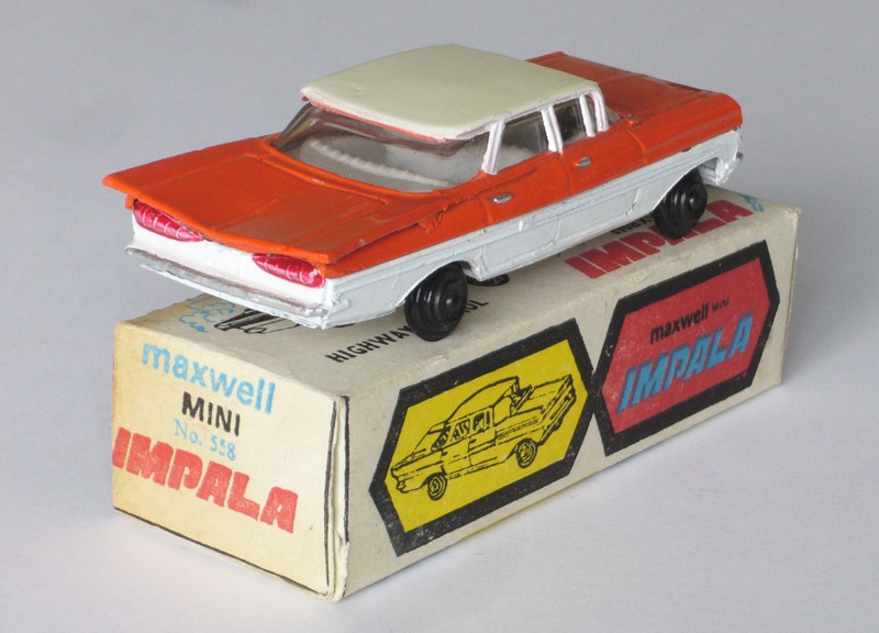 #2047 Chevrolet Impala Maxwell  arri&egrave;re sur boite web