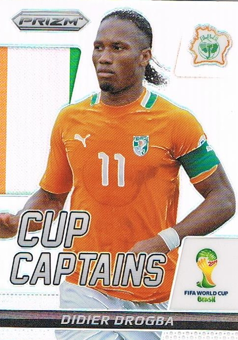 2014 Panini Prizm World Cup Cup Captains Prizms #7 Didier Drogba