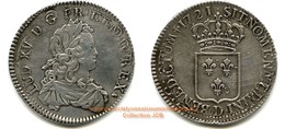 Louis XV Ecu de France 1721 D