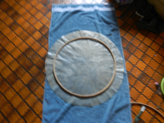 preparation  montage peau de reso 