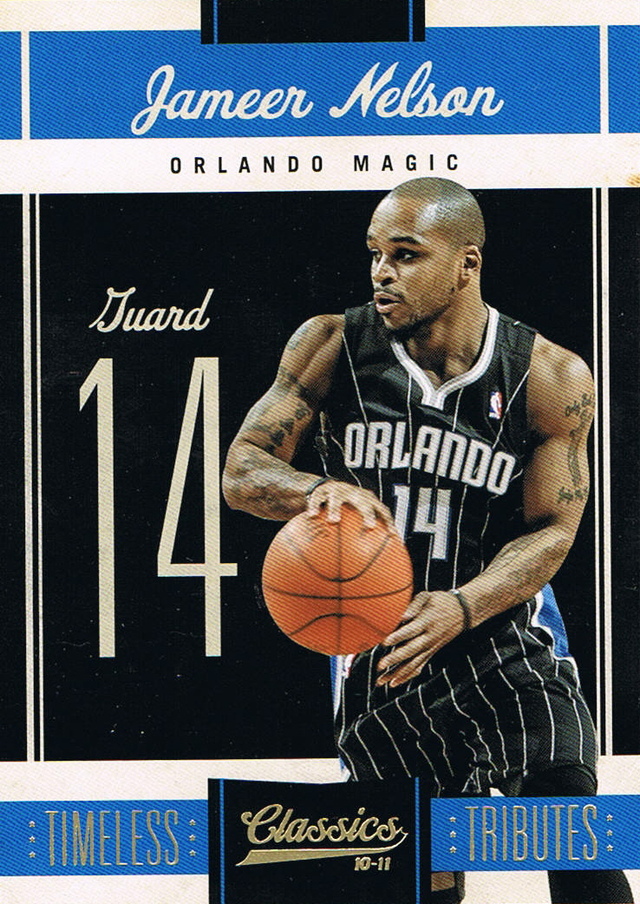 2010-11 Classics Timeless Tributes Gold #85 Jameer Nelson