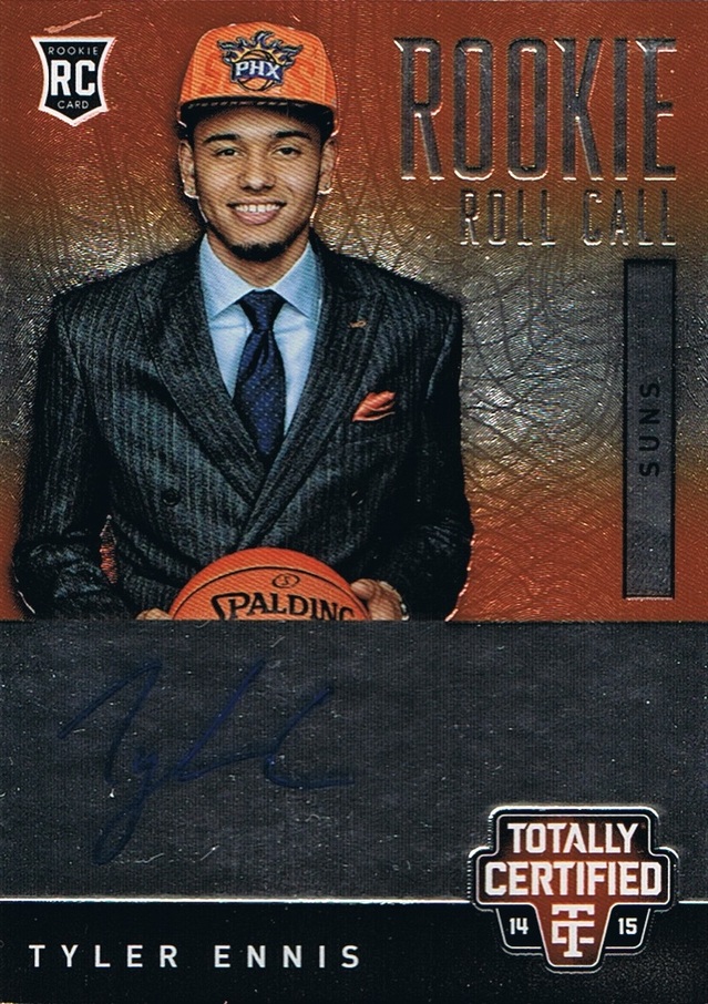 2014-15 Totally Certified Rookie Roll Call Autographs #RRCTE Tyler Ennis