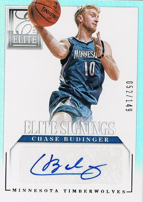 2012-13 Elite Series Elite Signings #9 Chase Budinger