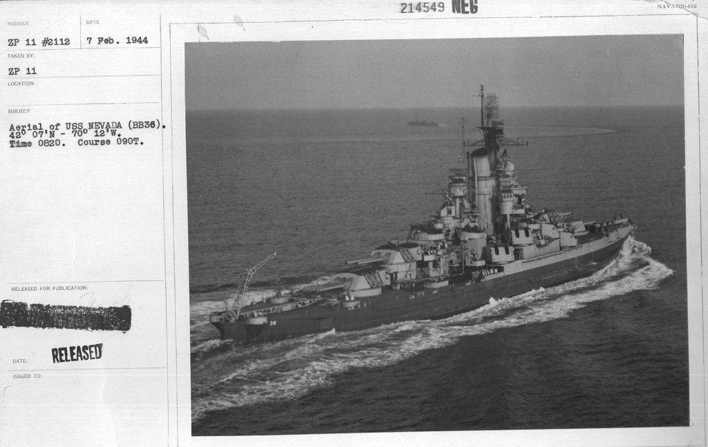 Naufrages & épaves WWI et WWII - Page 6 Iun8Jb-USS-Nevada-BB-36-26-1944