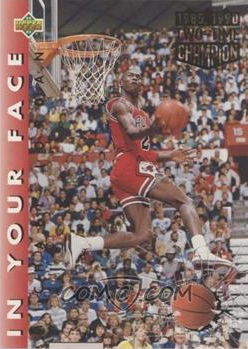 1992-93 Upper Deck International French #33 Michael Jordan FACE