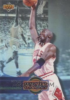 1993-94 Upper Deck Holojams #H4B Michael Jordan Hologram on left