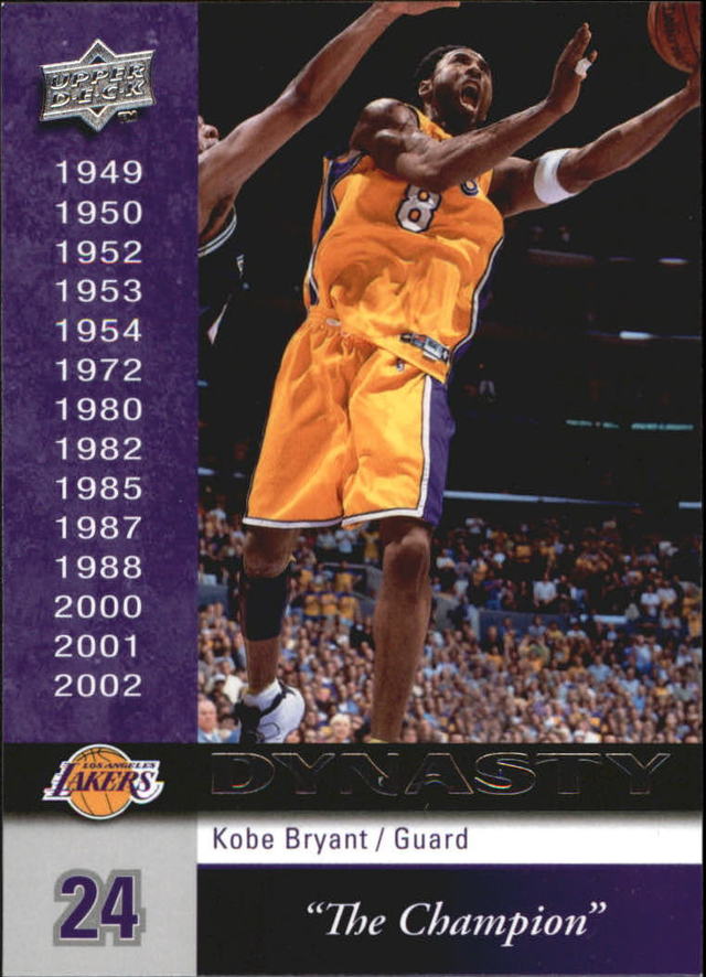 2008-09 Upper Deck Lakers Dynasty #LAL3 Kobe Bryant