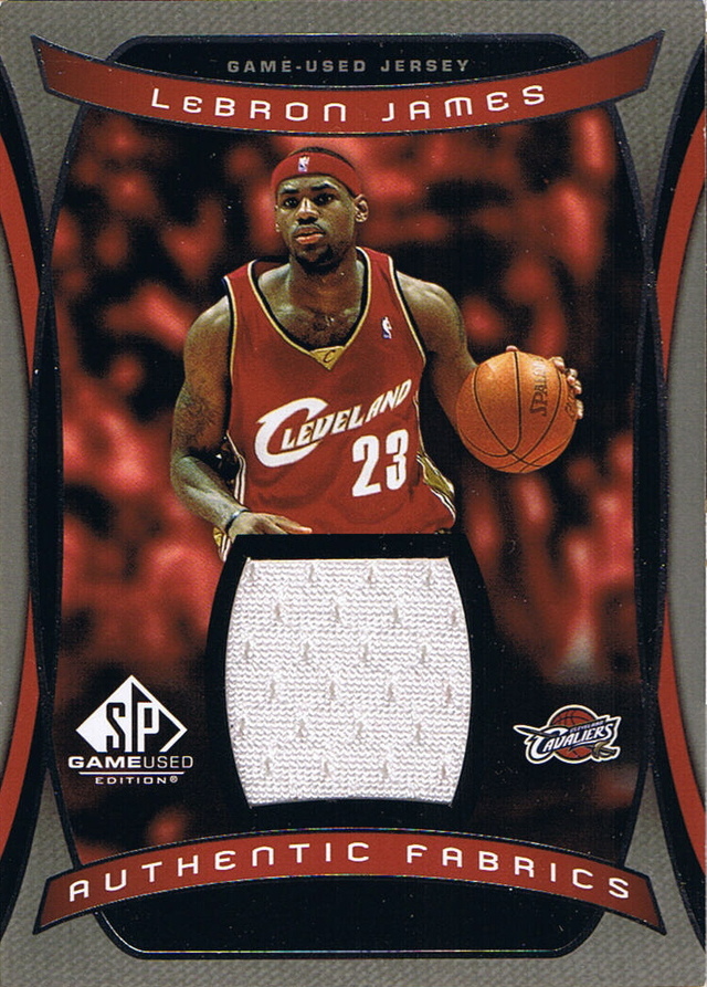 2004-05 SP Game Used Authentic Fabrics #LJ LeBron James