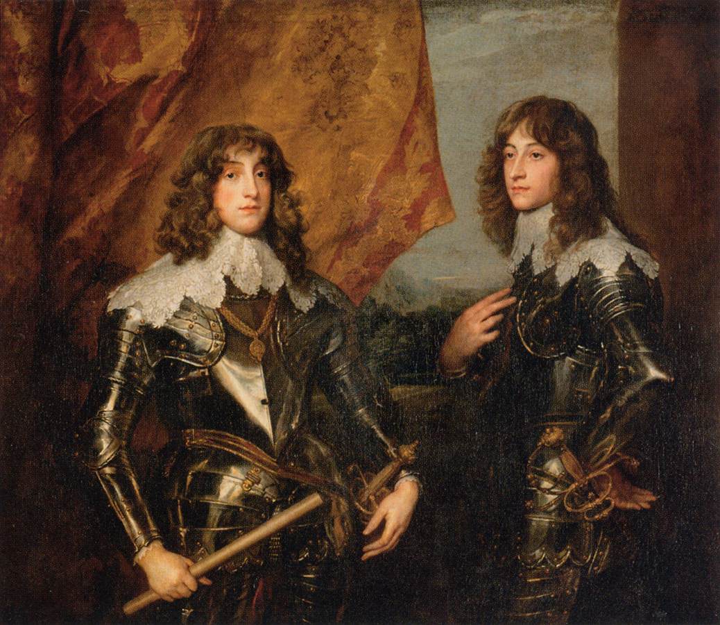 palatine-1637-Princes Palatine Charles-Louis I and his Brother Robert