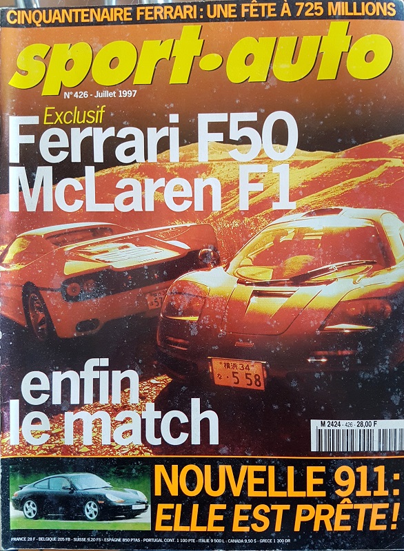 SPORT AUTO n°445 du 2/1999; Mercedes Défie Ferrari/ Essai SL 73 AMG