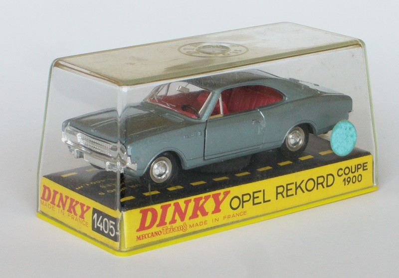 #2076 Opel Rekord 1900 coupé Dinky-Toys en boîte web