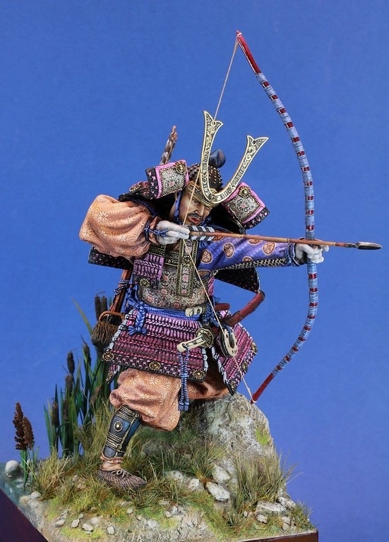 Figurine Samouraï 90mm - Époque Premier Empire - Occasion - Pour Collection Ou Diorama