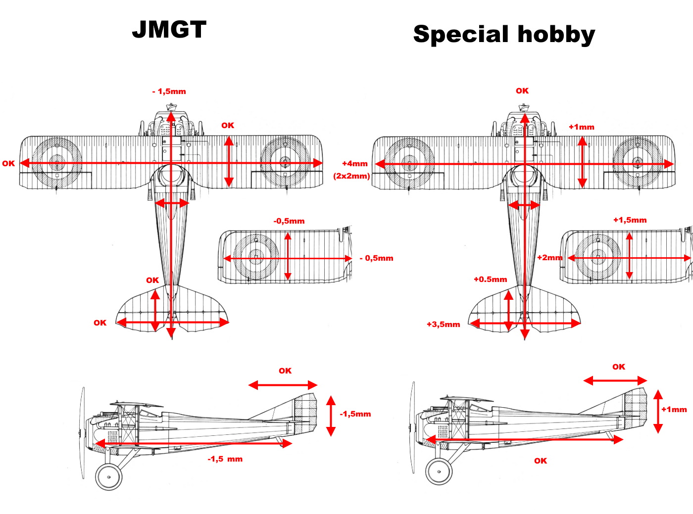SPAD VII et XIII début de série avions d'Herbelin, de Pinsard et de de Turennes (JMGT/Special Hobby/Eduard 1/48) 20060909531925370716843826
