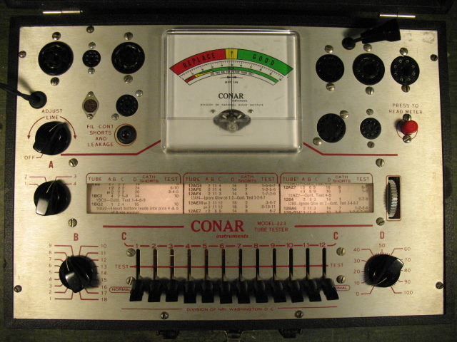 Conar Instruments Conar 221 Tube Tester | diyAudio