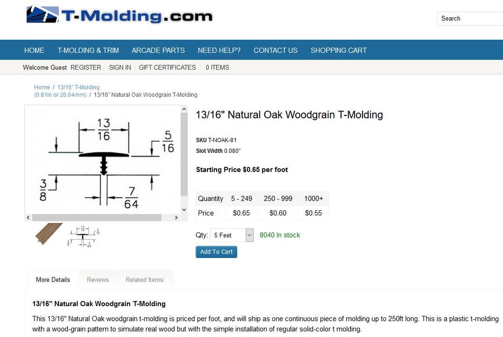 chant ch&ecirc;ne USA 20 mm