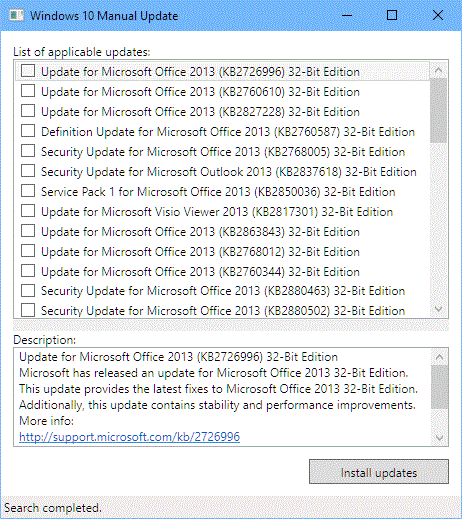Windows-10-Manual-Update