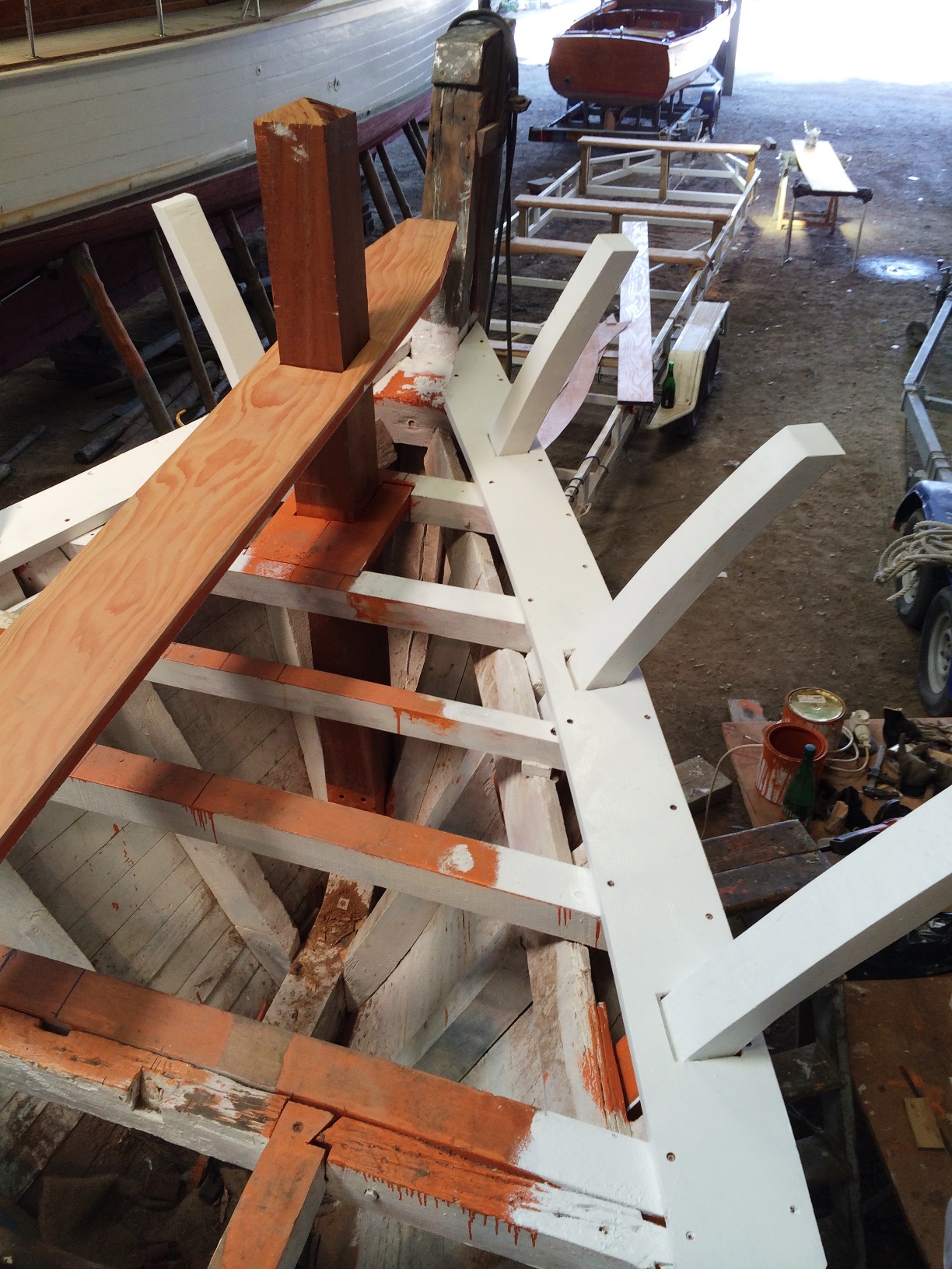 Mise en place bitte Tribord 2