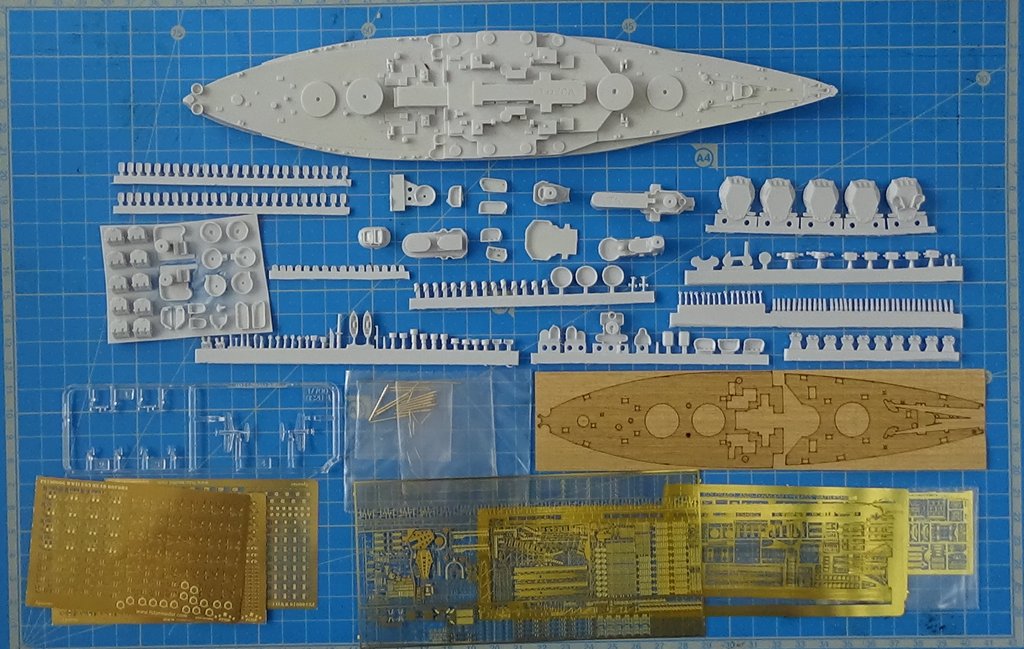 USS Tennesse BB-43, cuirassé américain/ US Navy battleship, 1944, Blue Ridge Model D54bKb-Tennesse-02