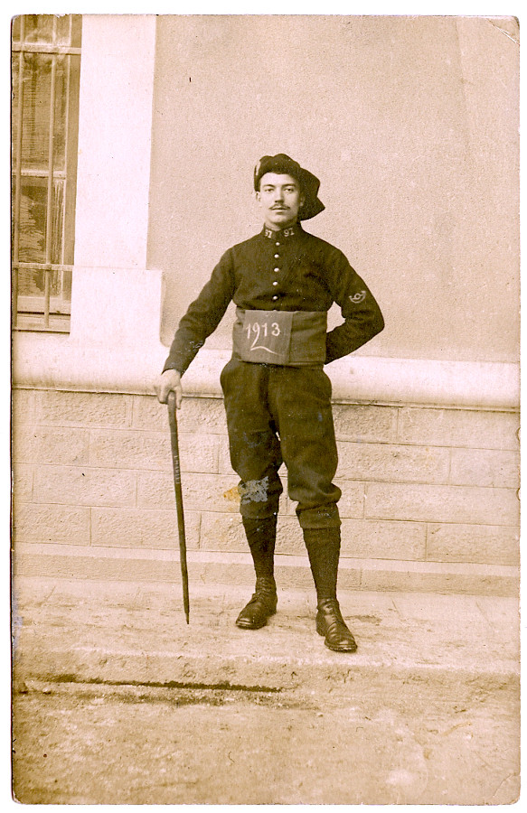 Charles Garc?on  1913 97e rgt infanterie  service militaire Modane