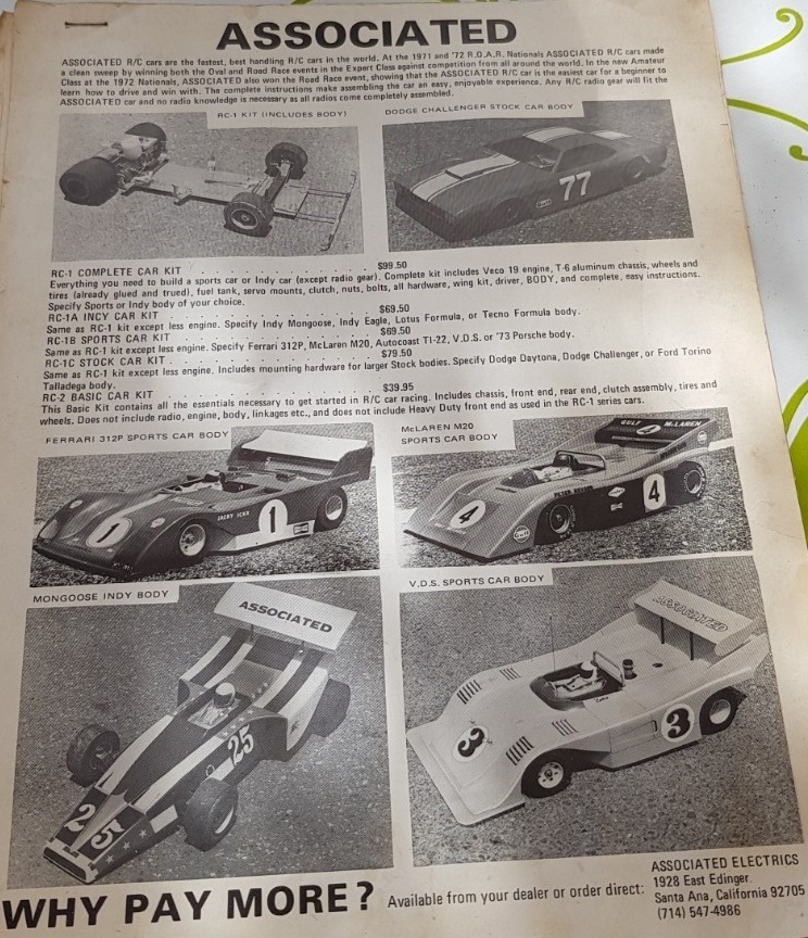 Catalogue Associated octobre 1973