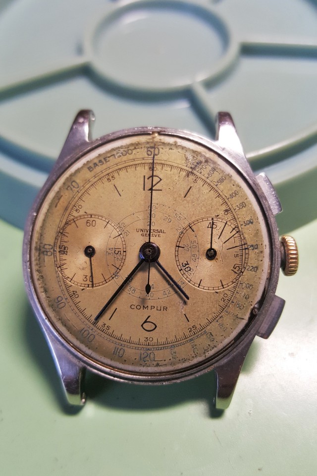 Restauration d'un chronographe Universal Genève  Compur des années 40 20100805373714657917073027