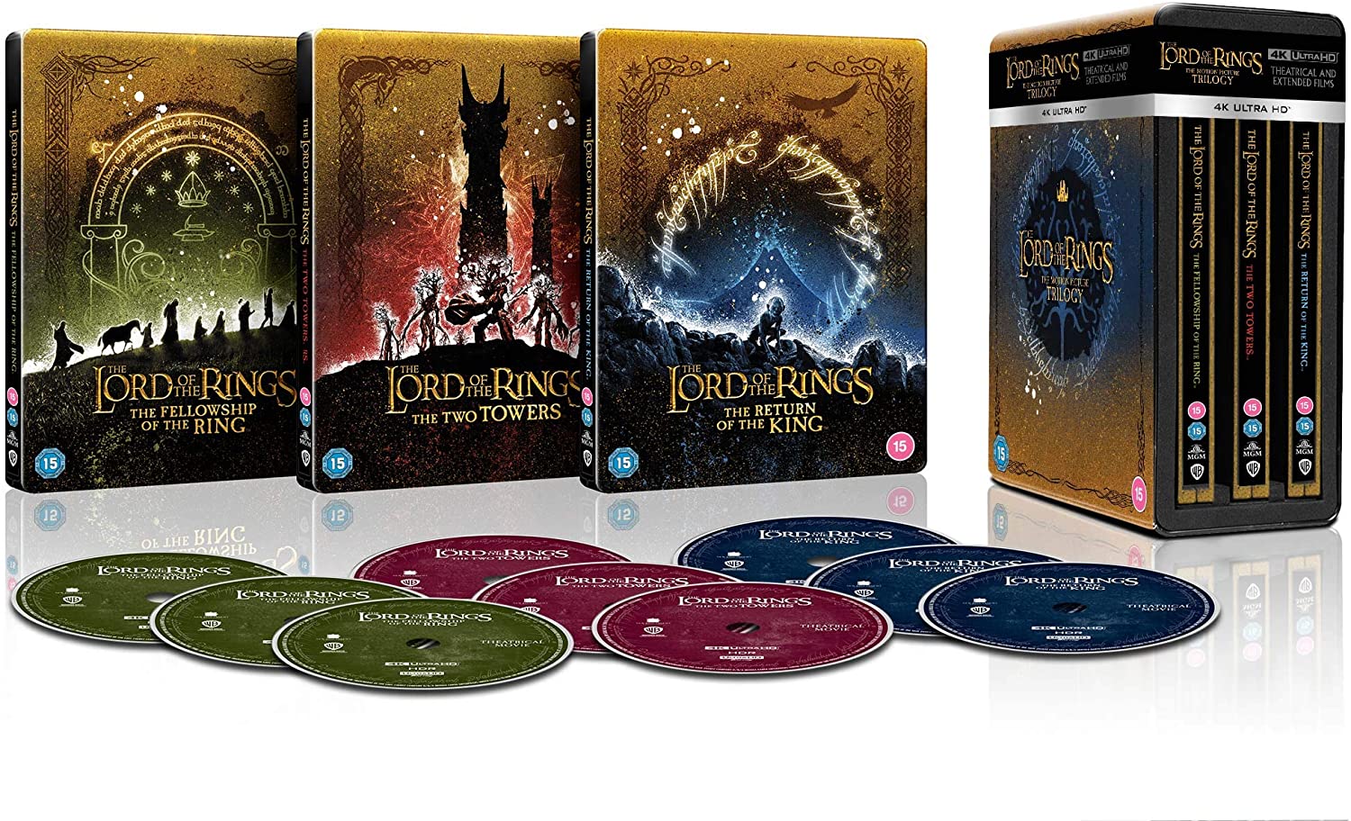 Lord of the Rings Trilogy in Steelbooks